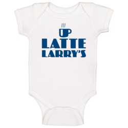 Latte Larry's Curb Your Enthusiasm Fictional Cafe Logo Coffee Tv 