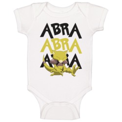 Abra Pokemon Video Game Movie Cartoon Character Fan Poster Baby One Pi