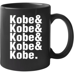 Kobe & Kobe Bryant Basketball Legend Memorial Fan Mug