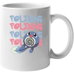 Poliwag Pokemon Video Game Movie Cartoon Character Fan Poster Mug