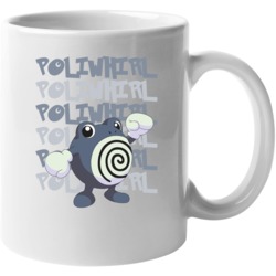 Poliwhirl Pokemon Video Game Movie Cartoon Character Fan Poster Mug