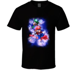 Mario Cart 64 Sparkle Video Game T Shirt