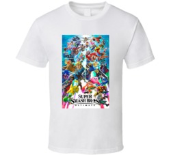 Super Smash Bros Ultimate Cover Video Game T Shirt