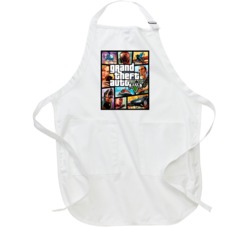 Grand Theft Auto Cover Video Game Apron