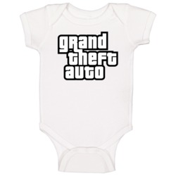 Grand Theft Auto Video Game Baby One Piece