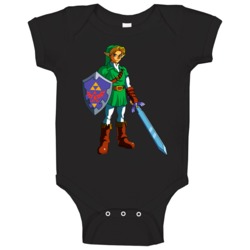 The Legend Of Zelda Link Video Game Baby One Piece