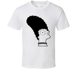 Marge Simpson The Simpsons 80s Tv Show Character Fan T Shirt