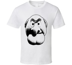 Statler The Muppets 80s Tv Show Character Fan T Shirt
