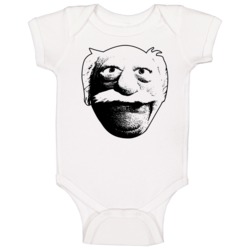 Waldorf The Muppets 80s Tv Show Character Fan Baby Baby One Piece