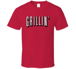 Grillin' Barbeque Bbq Lovers Netflix Logo Mashup Parody T Shirt