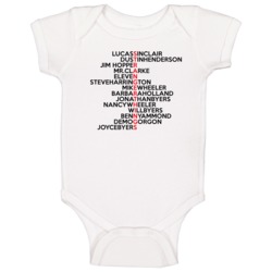 Stranger Things Character Names Crossword Puzzle Tv Show Fan Baby One 