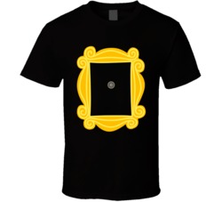 Friends Picture Frame Door Viewer 90s Tv Show Fan T Shirt