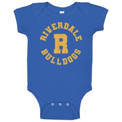 Riverdale Bulldgos Archie Comic Athletic Style Logo Tv Show Fan Baby O