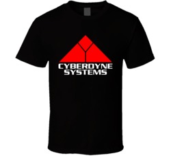 Cyberdyne Systems Terminator Movie Fan Logo T Shirt