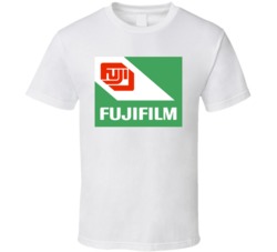 Fujifilm Film Roll Box Logo Digital Analog Photography Camera Fan T Sh