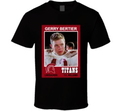 Gerry Bertier Remember The Titians Football Trading Card T Shirt