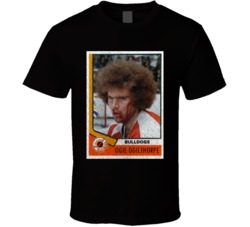 Bull Dogs Ogie Ogilthorpe Hockey Trading Card T Shirt