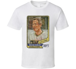 Reggie Dunlop Left Wing Charlestown Hockey Card T Shirt