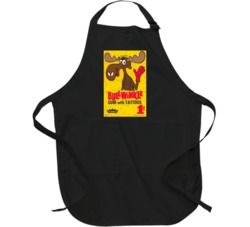 Bullwinkle Gum Tattoos Retro Apron