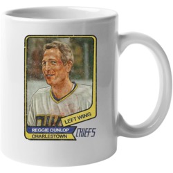 Reggie Dunlop Left Wing Charlestown Hockey Card Mug