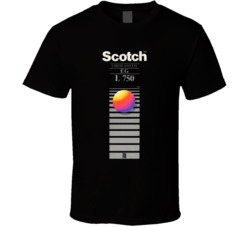 Scotch Video Cassette Rero L 750 T Shirt
