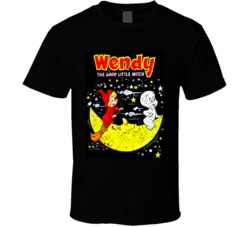 Wendy The Good Little Witch Casper Vintage Look T Shirt