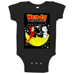Wendy The Good Little Witch Casper Vintage Look Baby One Piece
