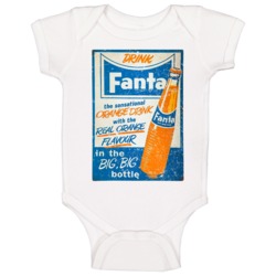 Fanta Soda Drink Vintage Look Baby One Piece