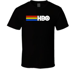 Hbo Retro Rainbow Logo Tv Network Fan T Shirt