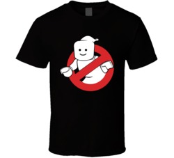 Lego Ghostbusters Logo Mashup Parody Toy Movie Fan T Shirt