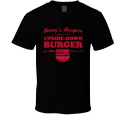 Benny's Burgers Retro Fictional Diner Logo Stranger Things Netfli