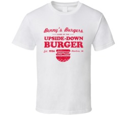 Benny's Burgers Retro Fictional Diner Logo Stranger Things Netfli