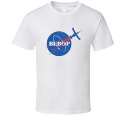 Cowboy Bebop Retro Nasa Space Station Logo Geek Science Fan T Shirt