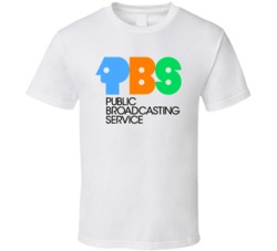Pbs Network Logo Retro Tv Station T Shirt