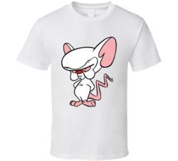 Pinky And The Brain Vintage Tv Funny Cartoon Character Fan T Shirt