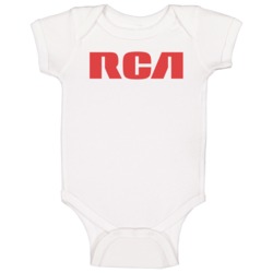 Rca Radio Electronics Company Logo Baby One Piece