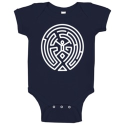 Westworld Maze Logo Tv Show Fan Baby One Piece