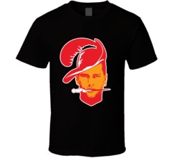Tom Brady Tampa Bay Logo Cartoon Trade Football T Shirt
