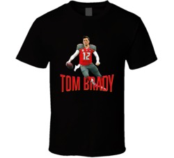Tom Brady Tampa Bay Cartoon Trade Football T Shirt