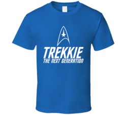 Trekkie The Next Generation Star Trek Young Fan T Shirt