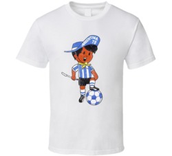 Argentina 1978 Fifa World Cup Soccer Football Mascot Fan Worn Look T S