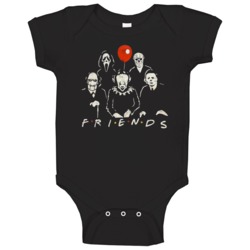 Friends Halloween It Clown Jason Voorhees Michael Myers Michael Myers 