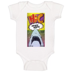 Hi C Grape White Box Drink Juice Fan Worn Look Baby Baby One Piece