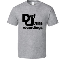 Def Jam Recordings Music Company Logo T Shirt