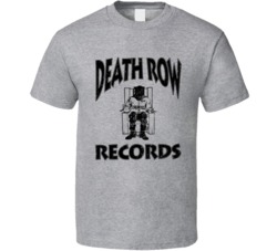 Death Row Records Music Company Logo T Shirt
