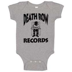 Death Row Records Music Company Logo Baby One Piece