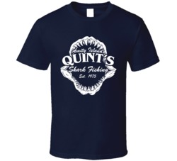 Amity Islands Quint's Shark Fishing Establish 1975 Jaws Thriller 