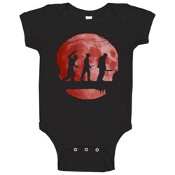 Freddy Krueger Michael Myers Jason Voorhees Red Moon Horror Scary Movi