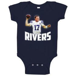 Philip Rivers Indianapolis Football Trade Baby One Piece
