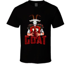 Tom Brady Goat Cartoon Tampa Bay Football T Shirt